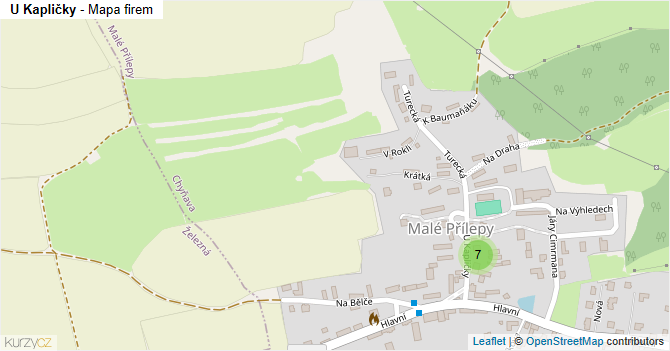 U Kapličky - mapa firem