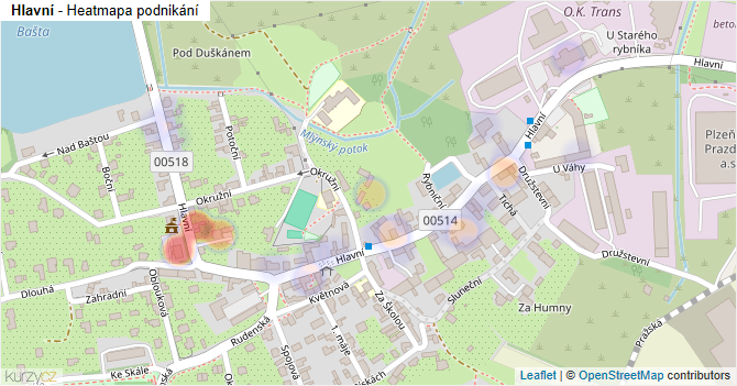 Hlavní - mapa podnikání