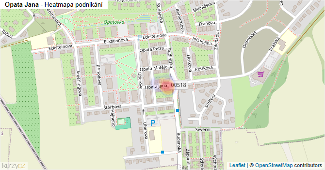 Opata Jana - mapa podnikání