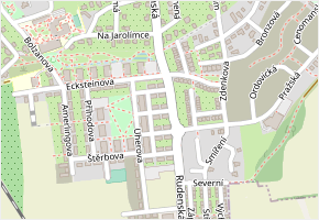 Opata Matěje v obci Chýně - mapa ulice