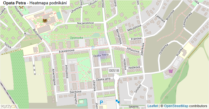 Opata Petra - mapa podnikání