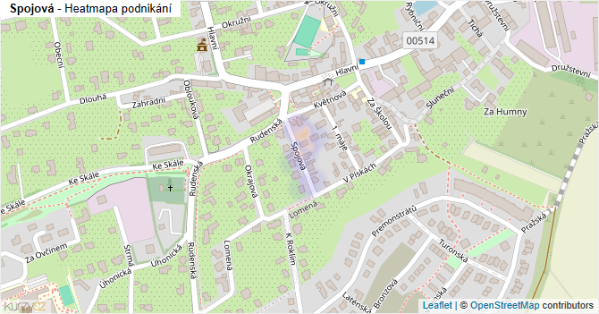 Spojová - mapa podnikání
