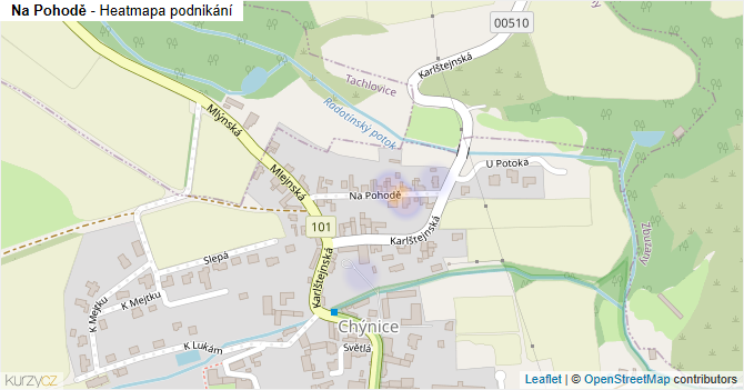Na Pohodě - mapa podnikání
