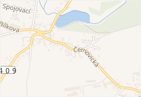 Černovická v obci Chýnov - mapa ulice