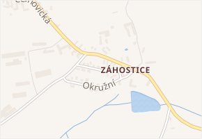 Dřevěná v obci Chýnov - mapa ulice