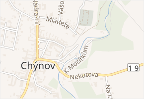 Hrnčířská v obci Chýnov - mapa ulice