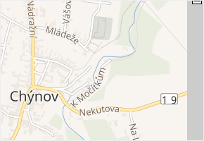 K Močítkům v obci Chýnov - mapa ulice