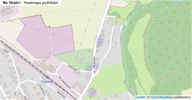 Na Skalici - mapa podnikání