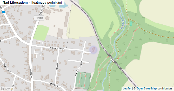 Nad Libosadem - mapa podnikání