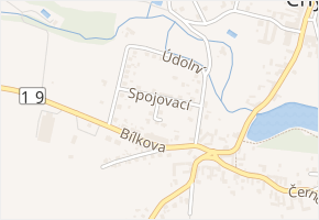 Slepá v obci Chýnov - mapa ulice
