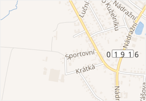 Sportovní v obci Chýnov - mapa ulice
