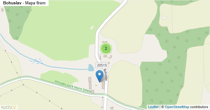 Bohuslav - mapa firem