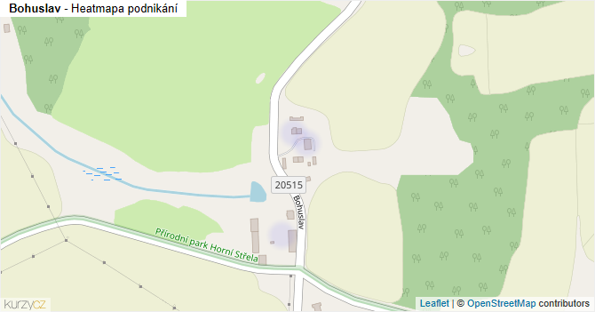 Bohuslav - mapa podnikání