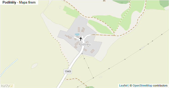 Podštěly - mapa firem