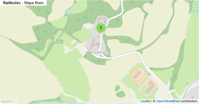Ratibořec - mapa firem
