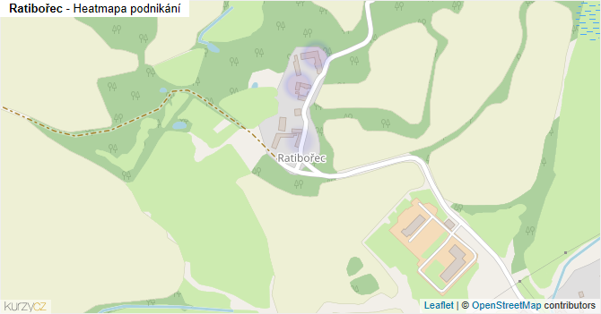 Ratibořec - mapa podnikání