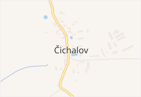 Čichalov v obci Čichalov - mapa části obce