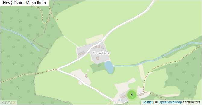 Nový Dvůr - mapa firem