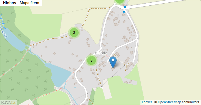 Hlohov - mapa firem