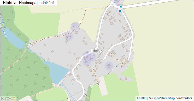 Hlohov - mapa podnikání
