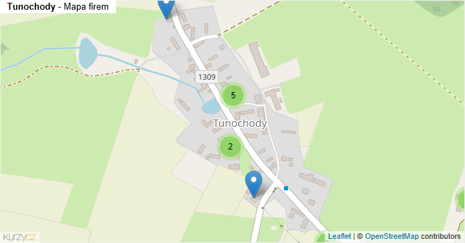 Tunochody - mapa firem