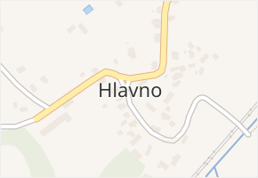 Hlavno v obci Citice - mapa části obce