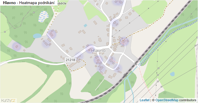 Hlavno - mapa podnikání
