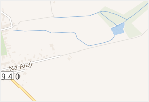 Na Aleji v obci Cítoliby - mapa ulice