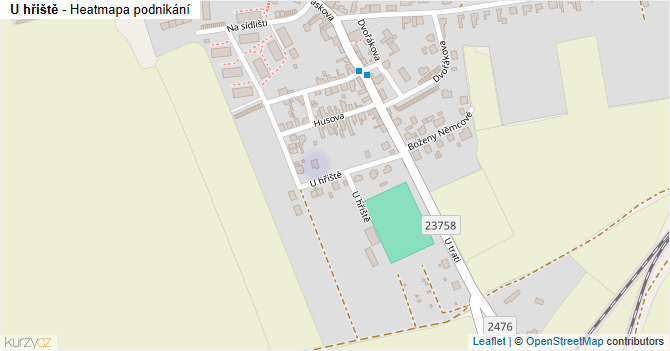U hřiště - mapa podnikání