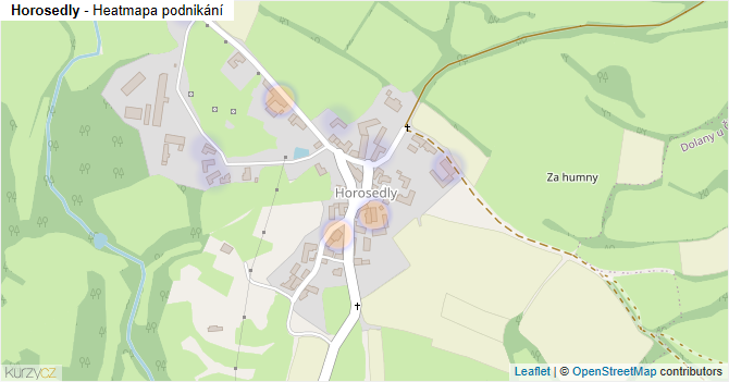 Horosedly - mapa podnikání
