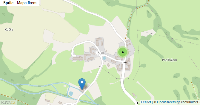 Spůle - mapa firem