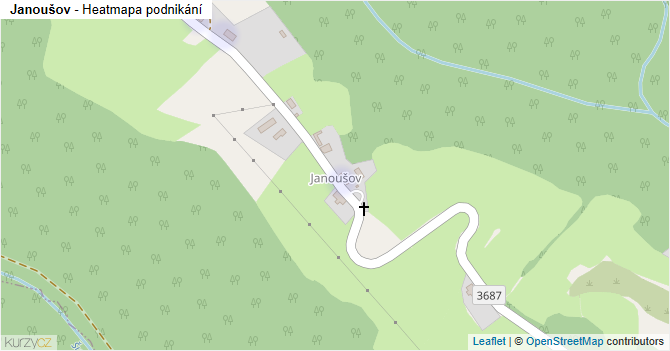 Janoušov - mapa podnikání