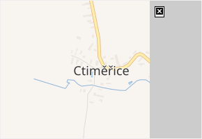 Ctiměřice v obci Ctiměřice - mapa části obce