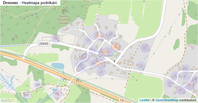 Drnovec - mapa podnikání