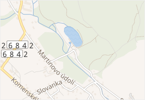 K Rybníčku v obci Cvikov - mapa ulice