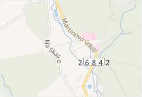 Na Skalce v obci Cvikov - mapa ulice