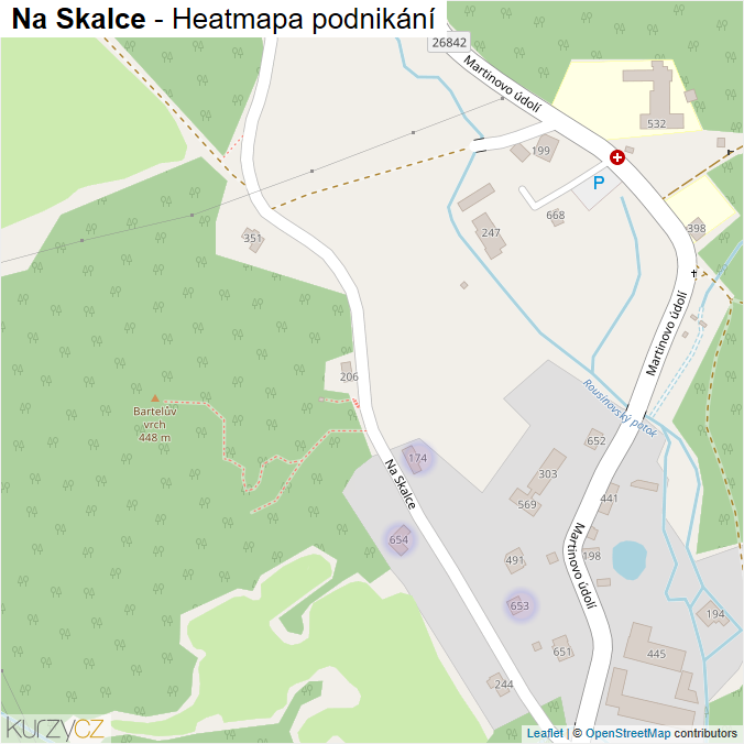 Mapa Na Skalce - Firmy v ulici.