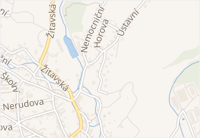 Slunečná v obci Cvikov - mapa ulice
