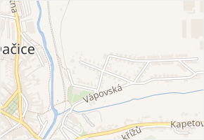 Bedřichov v obci Dačice - mapa ulice