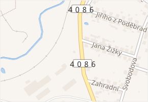 Berky z Dubé v obci Dačice - mapa ulice