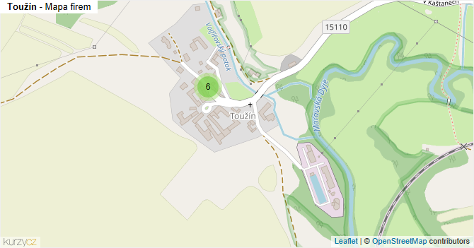 Toužín - mapa firem