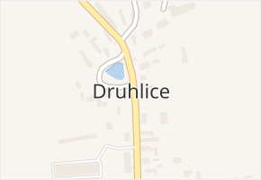 Druhlice v obci Daleké Dušníky - mapa části obce