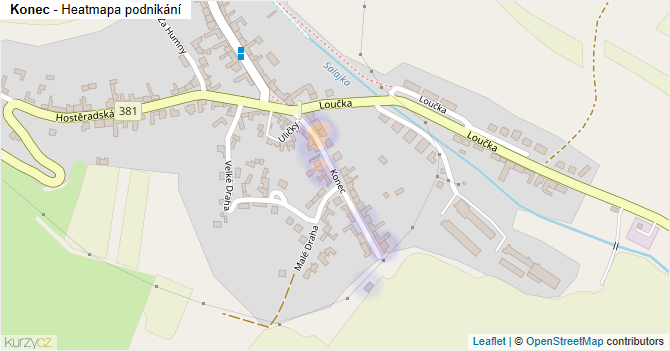 Konec - mapa podnikání