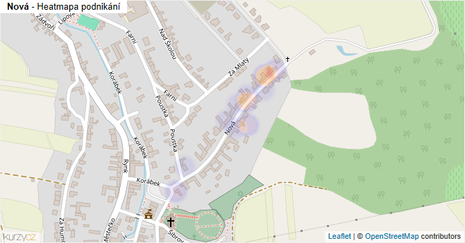 Nová - mapa podnikání