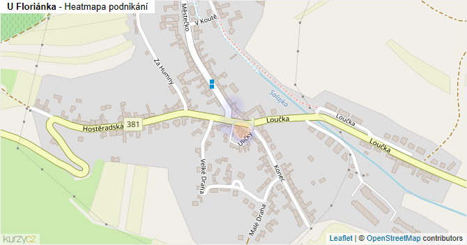 U Floriánka - mapa podnikání