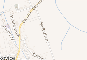 Na Rozhraní v obci Darkovice - mapa ulice