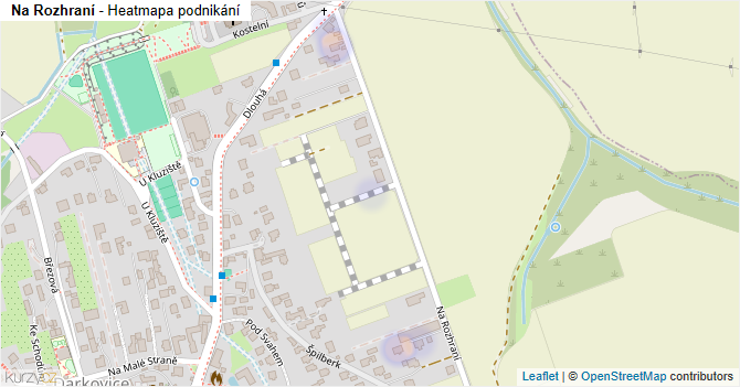 Na Rozhraní - mapa podnikání
