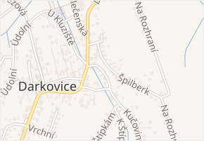 Pod Svahem v obci Darkovice - mapa ulice