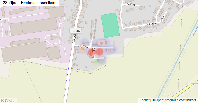 28. října - mapa podnikání