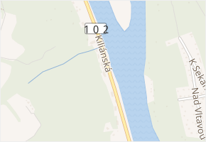 Družstevní v obci Davle - mapa ulice